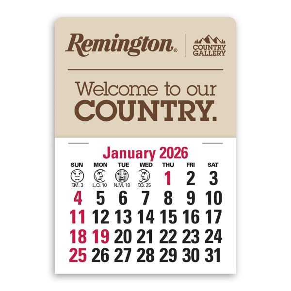 Country Gallery Stick Up Calendar