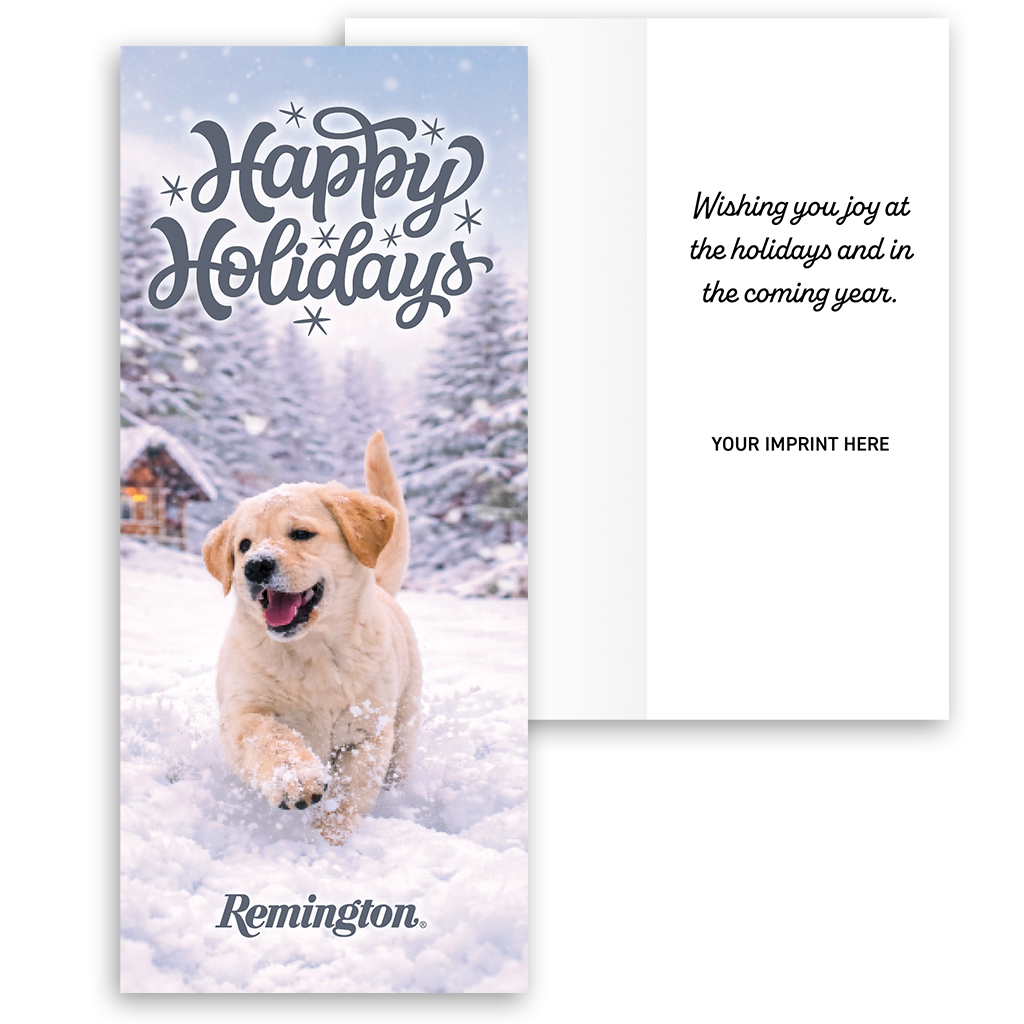 2027 Remington Vertical Holiday Greeting Cards